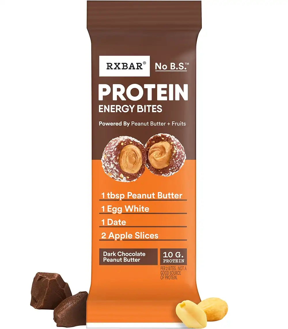 RXBAR Protein Energy Bites Dark Chocolate Peanut Butter